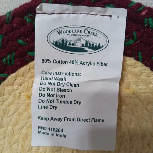 Woodland Creek Braided Trivets Set of 2 Moose NOWT - Picture 3 of 4